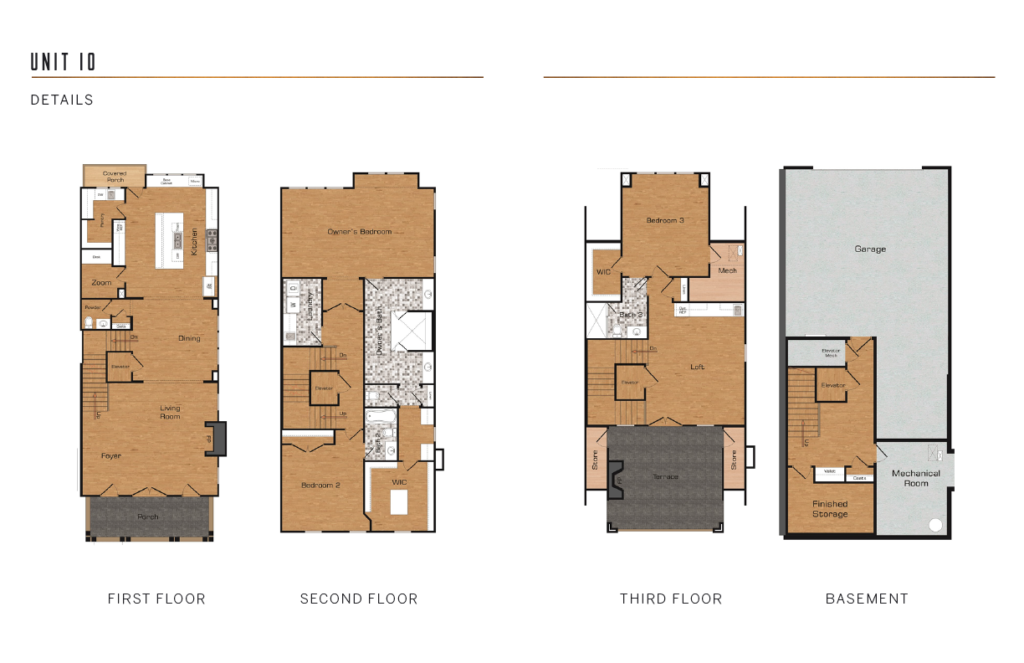 Milton Towns floor plan unit 10